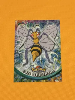 Pokemon Topps Beedrill #15 PACK FRESH and NM - Image 1