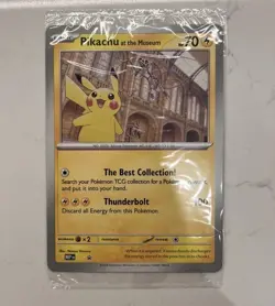X20 - Pikachu At The Museum, Pokemon X Natural History Museum Jumbo Promo Sealed - Image 1