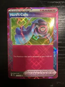 Hero's Cape 152/162 ACE SPEC Pokemon Temporal Forces NM - Image 1