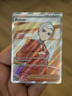 Pokemon TCG - Atticus 134/131 Prismatic Evolutions - Full Art Holo - NM - Image 1