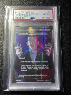 PSA 10 2015 POKEMON JPN XY RED FLASH 1ST ED #064 FULL ART/GIOVANNI'S SCHEME - Image 3