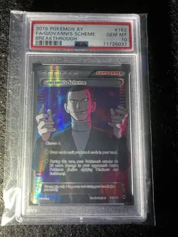 PSA 10 2015 POKEMON JPN XY RED FLASH 1ST ED #064 FULL ART/GIOVANNI'S SCHEME - Image 4