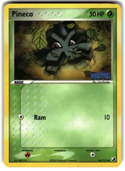 Pineco Holo MP 66/115 Pokemon Unseen Forces - Image 1