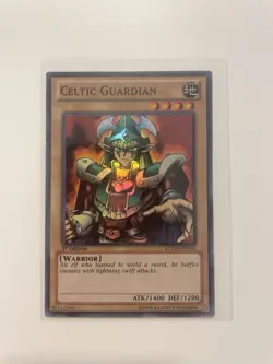 Celtic Guardian LCYW-EN003 Super Rare 1st Edition LP Yugioh - Image 1