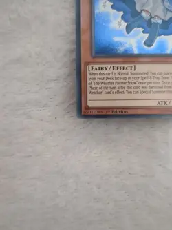YUGIOH Secret Rare The Weather Painter Snow SPWA-EN029 1st Edition - Image 4