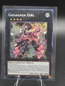 Yu-Gi-Oh Gagagaga Girl DUAD-EN043 Secret Rare Duelist's Advance 1st Edition - Image 1