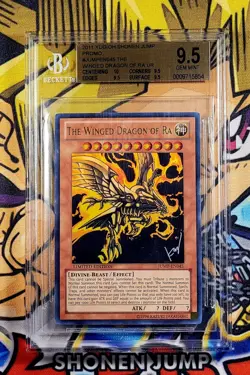 Yu-Gi-Oh! THE WINGED DRAGON OF RA Shonen JUMP-EN045 BGS 9.5 GEM - Image 1