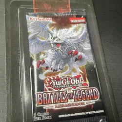 Yugioh Battles of Legend Armageddon 1st Sealed blister Pack - Image 4