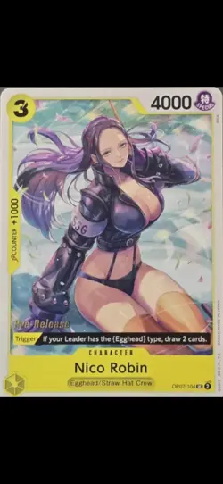 Nico Robin OP07-104 Pre Release 500 Years in the Future Promo Near Mint NM - Image 1