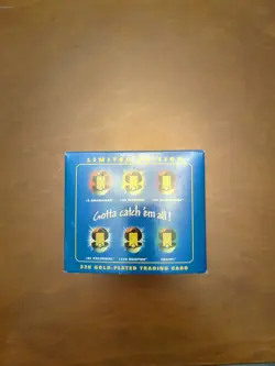 Unopened Vintage 1998 Pokemon 23K Gold Plated Trading Card. - Image 3