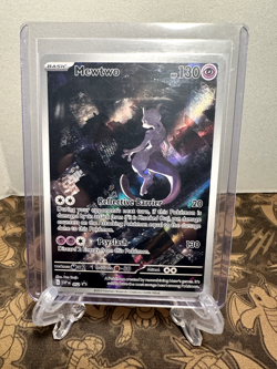 Mewtwo SVP 052 Pokemon TCG Scarlet & Violet Promo Card Illustration Rare - Image 1