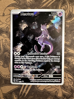 Mewtwo SVP 052 Pokemon TCG Scarlet & Violet Promo Card Illustration Rare - Image 2