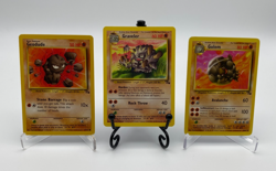 Pokemon Trading Card Game TCG Fossil Geodude Graveler Golem 47/62, 37/62, 36/62 - Image 1