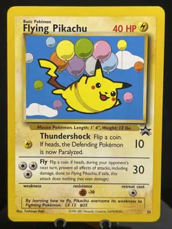 Flying Pikachu Promo Card 25 Wotc Promo - Image 1