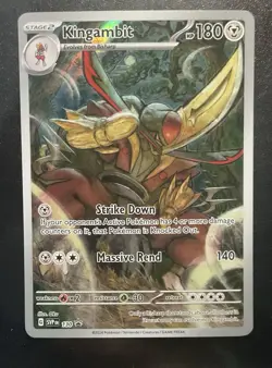 Pokemon Kingambit Promo 130 Sv: Scarlet & Violet Stage 2 180 HP Holo Card - Image 1