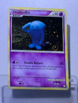 2010 Pokemon WOBBUFFET HeartGold SoulSilver HOLO RARE Card 13/123 PERFECT SWIRL - Image 2
