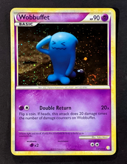 2010 Pokemon WOBBUFFET HeartGold SoulSilver HOLO RARE Card 13/123 PERFECT SWIRL - Image 4