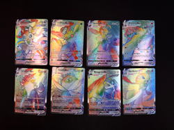 Pokemon Lot of x8 Cards SWSH Rainbow Secret Rare Gardevoir, Celebi, Sylveon etc - Image 1
