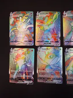 Pokemon Lot of x8 Cards SWSH Rainbow Secret Rare Gardevoir, Celebi, Sylveon etc - Image 2