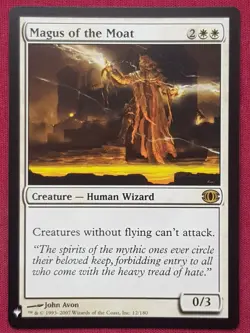 Magic The Gathering MYSTERY BOOSTER MB1 MAGUS OF THE MOAT white card MTG - Image 1