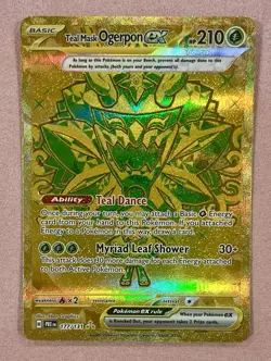 Teal Mask Ogerpon EX | Prismatic Evolutions 177/131 | Pokemon Card TCG | NM - Image 1
