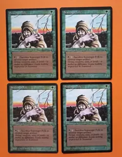 Magic the Gathering MTG The Dark SCAVENGER FOLK X 4 LP/EX C 1994 Vintage! - Image 1
