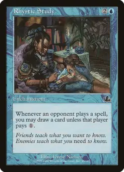 MTG-Rhystic Study（PCY-045）-Japanese-Regular-Lightly Played - Image 2