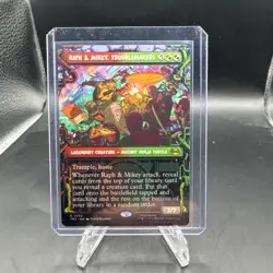 Raph & Mikey, Troublemakers (Showcase) Teenage Mutant Ninja Turtles Foil - Image 1