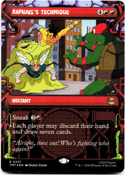 Raphael's Technique (Showcase) - FOIL - MTG: Teenage Mutant Ninja Turtles 🔥 - Image 2