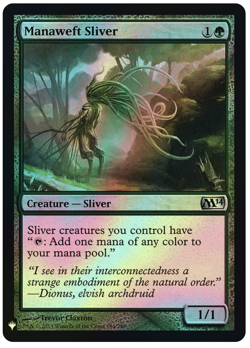 mtg magic manaweft sliver FOIL ENGLISH mystery booster slivoide manaduite 4 avai - Image 1
