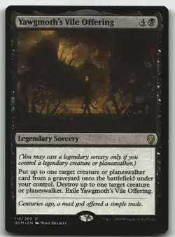 Yawgmoth's Vile Offering R Dominaria 114 LP - Image 1