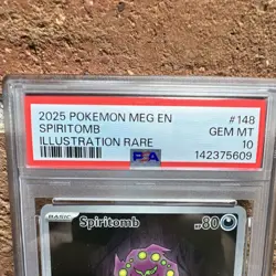 Pokemon Spiritomb Illustration Rare Holo Me01: Mega Evolution PSA 10 148/132 - Image 3