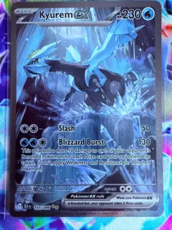 Pokemon Kyurem ex 165/086 SIR Special Illustration Rare Black Bolt English - Image 1