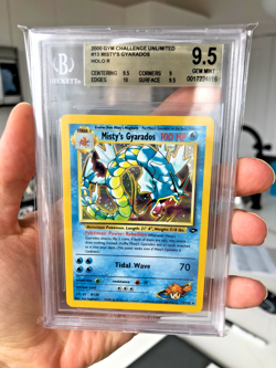 2000 POKEMON GYM CHALLENGE MISTY'S GYARADOS HOLO #13 BGS 9.5 GEM MINT - Image 1