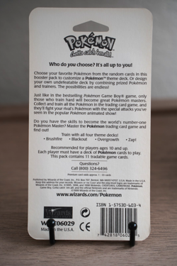 Pokemon 1999 Sealed Base Set Unlimited Booster Blister Pack Blastoise WOTC - Image 3