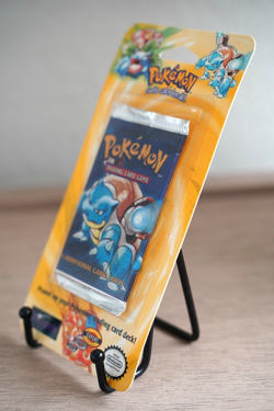 Pokemon 1999 Sealed Base Set Unlimited Booster Blister Pack Blastoise WOTC - Image 4