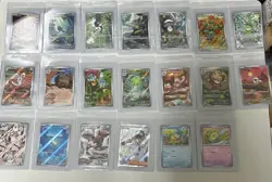 Pokemon Black Bolt Illustration Rare IR Lot of 20 Full Art Holo - Pack Fresh NM - Image 1
