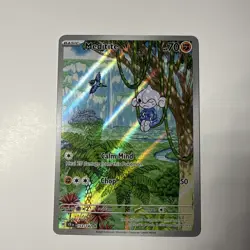 Pokemon TCG Meditite #153/142 Stellar Crown Illustration Rare - Image 1