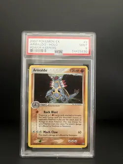 2007 Pokemon EX Armaldo Holo Power Keepers PSA Mint 9 #3 - Image 1