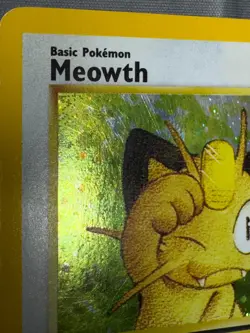 LP- Meowth Holo WotC Promo #10 Pokemon TCG Game Boy Color Vintage - Image 4