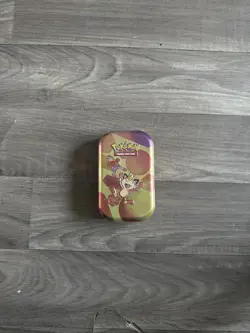 Pokemon TCG - Scarlet & Violet 151 Mini Tin - Meowth & Hitmonchan. NEW - SEALED - Image 1