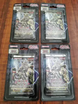 Lot of 4 - Yugioh Battle Of Chaos 1st Edition English Blister Pack - Brand NEW - Image 1