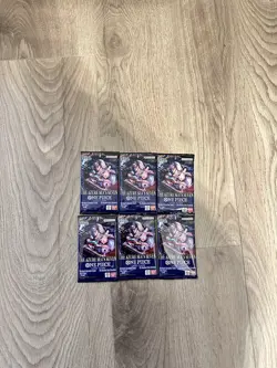 One Piece TCG - Lot of 6 - OP14 the azure sea’s seven - 6 Loose Packs - Image 1
