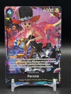 Perona One Piece EB03-045 Alternate Art Super Rare Extra Booster: Heroines NM - Image 1