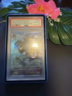 Weiss Schwarz AOT “Resisting Fate” Mikasa S35-E057 SP Gold Sig. PSA Gem Mint 10 - Image 2