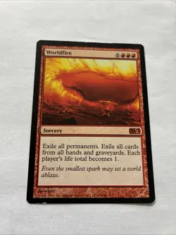 Worldfire MTG Card # 158/240 Mythic Rare M13 New Never Played Game Changer Card - Image 1