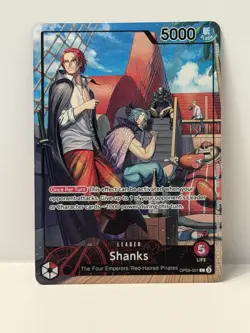 Shanks (2025 PSA Magazine Promo) OP09-001 One Piece Promotion Cards Foil - Image 1