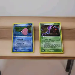 Vintage Pokemon Card Lot Zubat 83 Hidden Legends Luvdisc 7 Crystal Guardians - Image 1