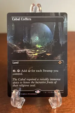 Magic 2021 MTG MH2 325 FOIL Cabal Coffers BORDERLESS Modern Horizons 2 MINT NM M - Image 1