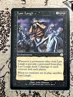Last Laugh - Torment - 68 - #Lightly Played Magic the Gathering - Image 1